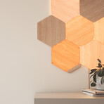 Nanoleaf Elements Wood Look Smarter Kit // 7 Panels