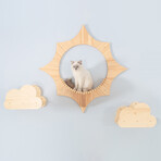 Solar // Wall-Mounted Cat Shelf + Floating Cat Bed