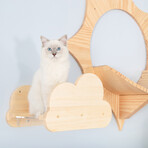 Moku // Wall-Mounted Cat Shelf
