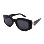 Jimmy Choo // Women's ROBYN-S-807 Oval Sunglasses // Black