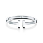 Unisex Sterling Silver T Cuff Bracelet // 6.25" // New