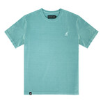 Pigment Dye Short Sleeve Tee // Mineral Blue (S)
