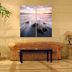 Tide At Sunset in 4 Panels