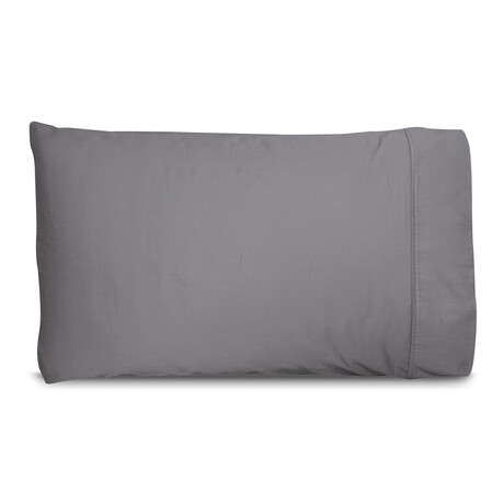 Signature 2 Set Pillow Cases  // Stone (Standard)