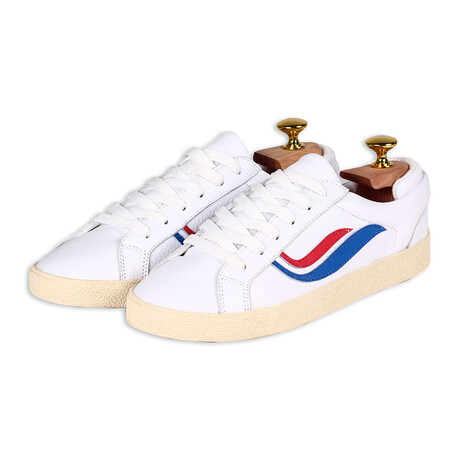 G-HelÃ  Tumbled // White + Red + Blue (Size 36)