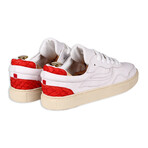 G-Soley Nubuck Fish // Off White + Red (Size 36)