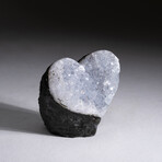 Genuine Quartz Geode Heart