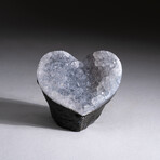 Genuine Quartz Geode Heart