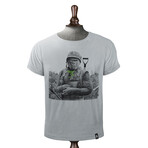 Gorilla Warfare T-shirt // Highrise Gray (M)