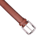 Brunello Cucinelli // Leather Belt // Brown (35")