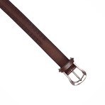 Brunello Cucinelli // Leather Belt // Brown (39")