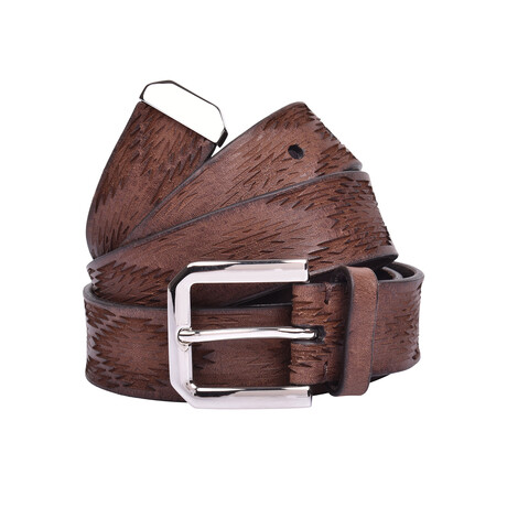 Brunello Cucinelli // Leather Belt // Brown (35")