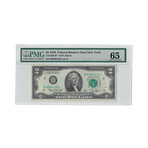 1976 $2 Small Size Legal Tender Note // Star Note // PMG Certified Gem Uncirculated 65 Condition