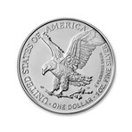 2021 1 oz American Silver Eagle // Type 2 // Mint State Condition // Deluxe Display Box