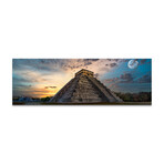 Chichen Itza Pyramids Mystical (16"H x 48"W x 0.5"D)