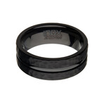 Zirconium Hammer Ring // Black (Size 10)