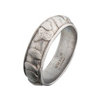Matte Canyon Ring // Silver (Size 9)