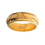 3D Canyon Ring // Gold (Size 9)