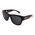 Versace // Men's VE4319-GB187 Sunglasses // Black + Dark Gray
