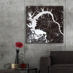 Dragon Lake from the Earth as Art series (12"H x 12"W x 0.13"D)