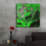 Araca River from the Earth as Art series (12"H x 12"W x 0.13"D)
