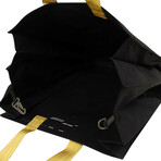 Black Large Logo Tote Bag