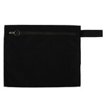 Black Polyester "Laundry" Pouch Bag