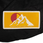 Black Yellow Logo Messenger Bag