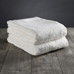 Organic Cotton Bath Towel Set // 6 Piece Set // Ivory