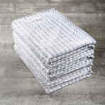 Organic Cotton Kitchen Towel Set // Set of 4 // Sea Blue