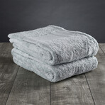 Organic Cotton Bath Towel Set // 6 Piece Set // Mineral Green