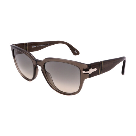 Persol // Men's PO3231S-110332 Square Sunglasses // Black + Gray Gradient