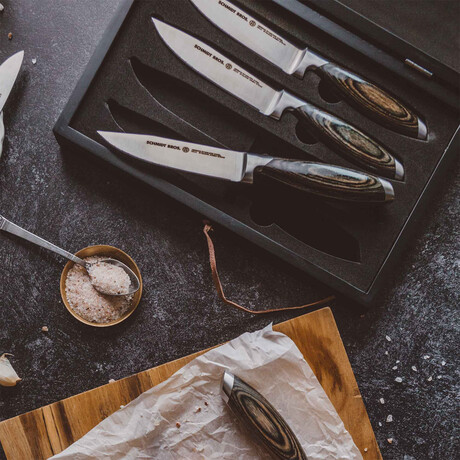 Bonded Ash Jumbo Steak Knives // Set of 4