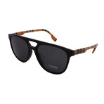 Burberry // Unisex BE4302 300187 Sunglasses // Black + Gray