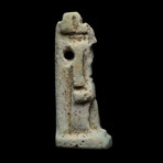 Egyptian Faience Amulet Of Anubis // Jackal-headed God of the Underworld