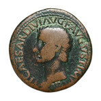 Roman Coin of Tiberius Caesar, 14-37 AD