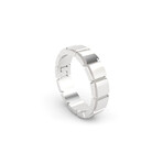 Eternity Square Ring // Sterling Silver (Size 5)