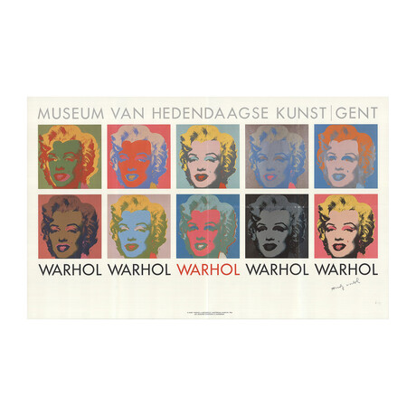Andy Warhol // 10 Marilyns // 1982 Offset Lithograph // SIGNED