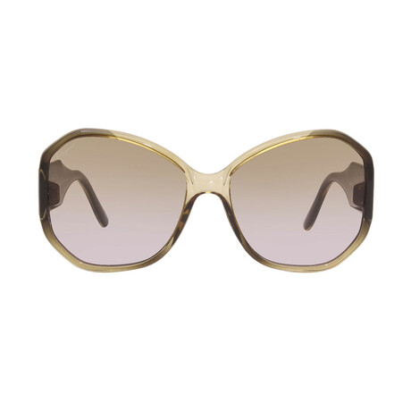 Women's Oversize Acetate Sunglasses // Khaki Brown + Brown