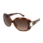 Women's Oversize Acetate Sunglasses // Dark Tortoise + Brown