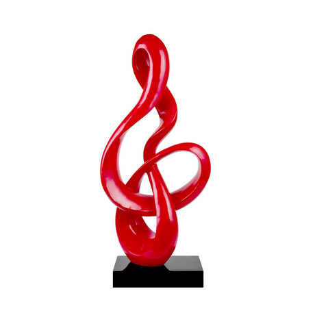 Antilia Abstract Sculpture // Small (Red)