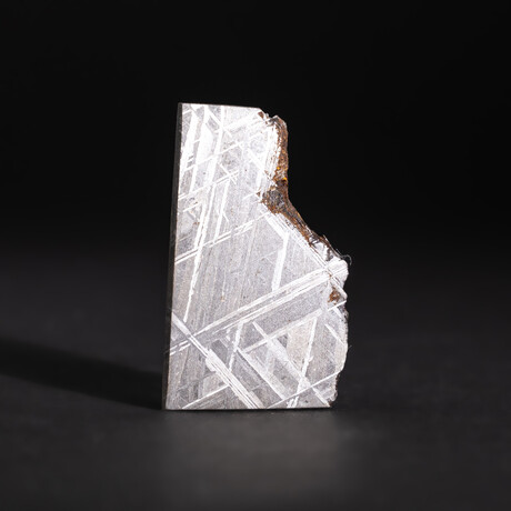 Genuine Natural Seymchan Meteorite Square Slice // V7