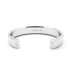 Classic Wide Bangle // 10mm // Sterling Silver (Small)