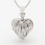 The Guardian Heart Necklace // Sterling Silver