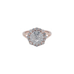 14k Rose Gold Diamond Ring // Ring Size: 7 // Pre-Owned