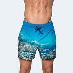 Monaco Swim Shorts // Blue (M)