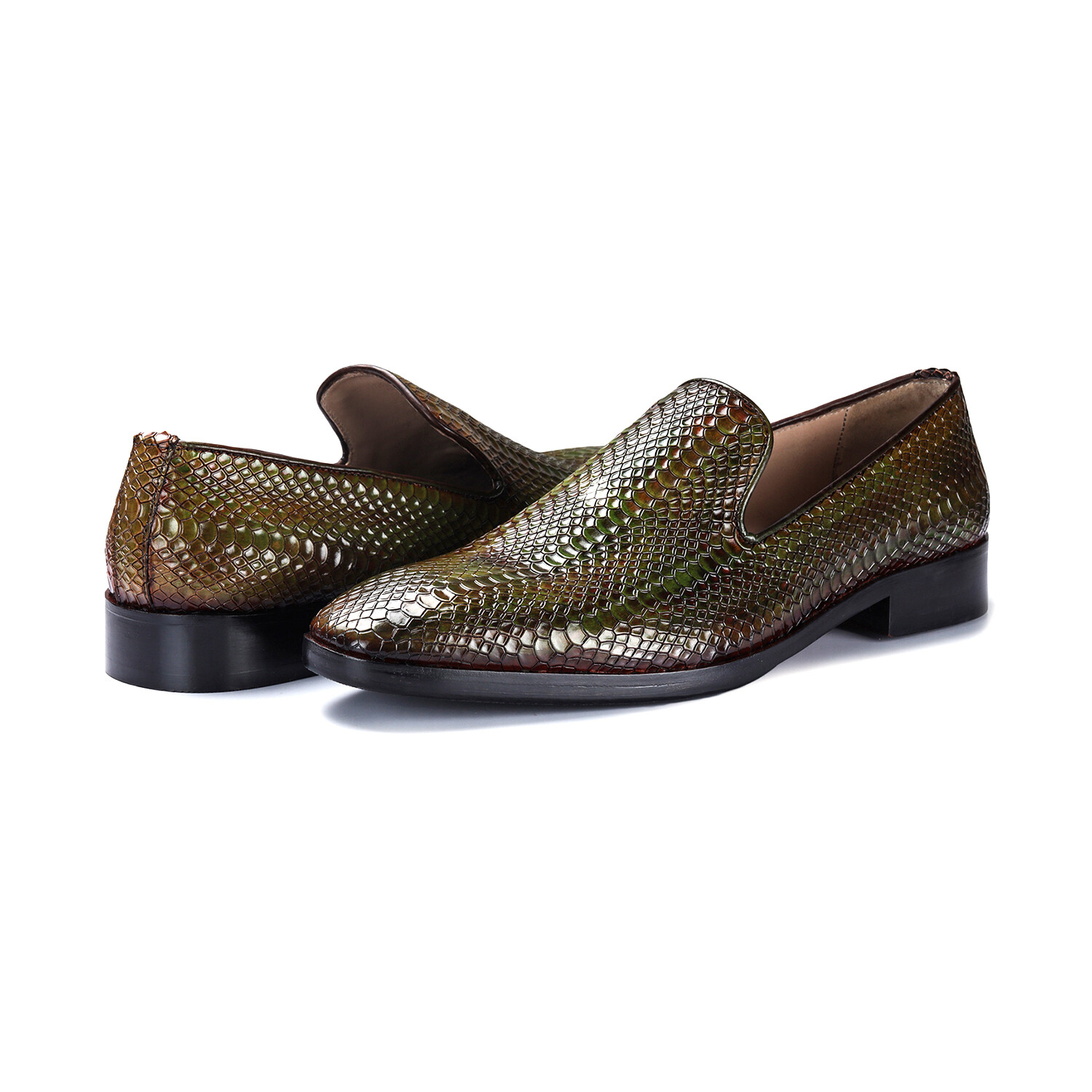 Venetian Loafer // Green (US: 11) - Lethato Footwear - Touch of Modern