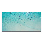 Aerial Portrait Of Sea Crowd (16"H x 48"W x 0.5"D)