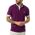 Themistoklis Short Sleeve Polo // Purple (S)