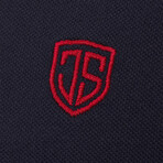 Tit Short Sleeve Polo // Navy (S)